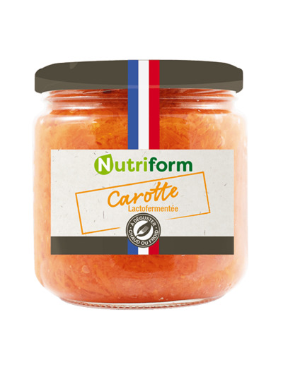 Carotte lactofermentée Bio-380g-Nutriform