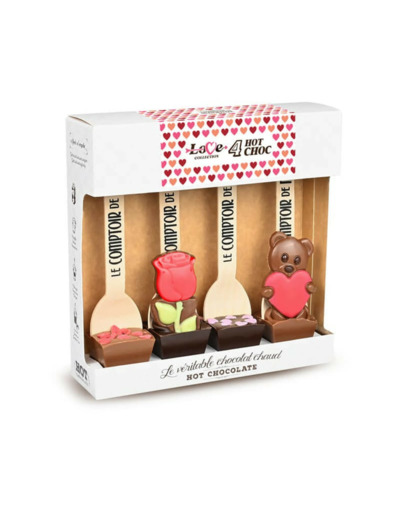 Coffret 4 Hot Chocolate Love Collection