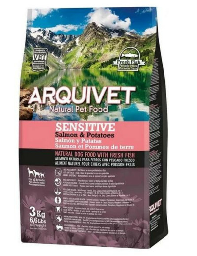 Croquettes Arquivet "DOG ADULT" Saumon & Pommes de terre - 2 formats