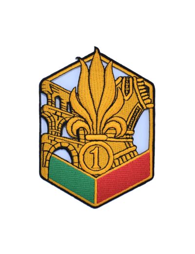 Ecusson Légion Etrangère 1er régiment étranger de génie
