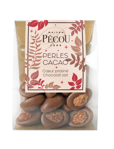 Perles Cacao Lait Cœur Praliné
