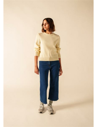 Pull marin Cancale Femme en laine