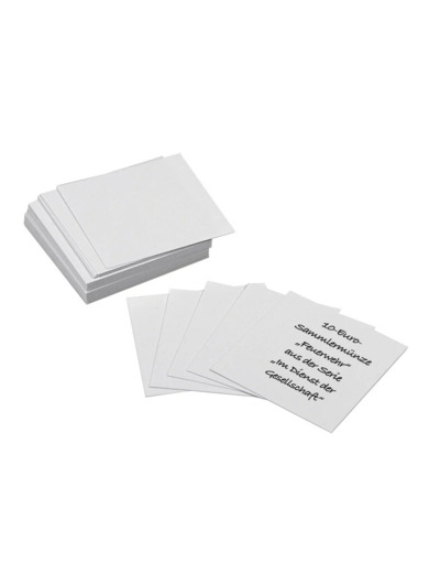 ETIQUETTES PAPIER RIGIDE 50x50 LES 50 (safe 1308)