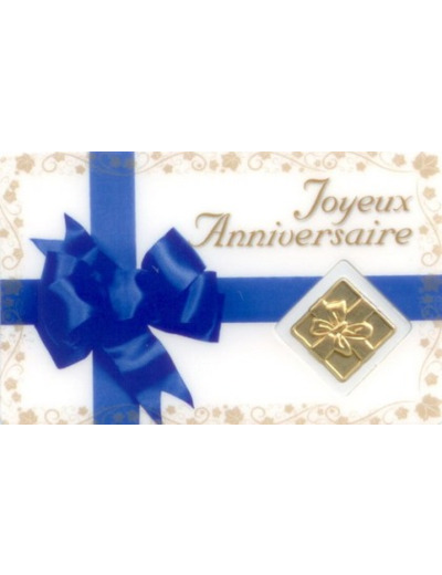 Carte-prière avec insertion JOYEUX ANNIVERSAIRE