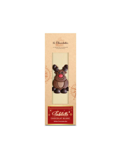Tablette Chocolat Blanc Noël
