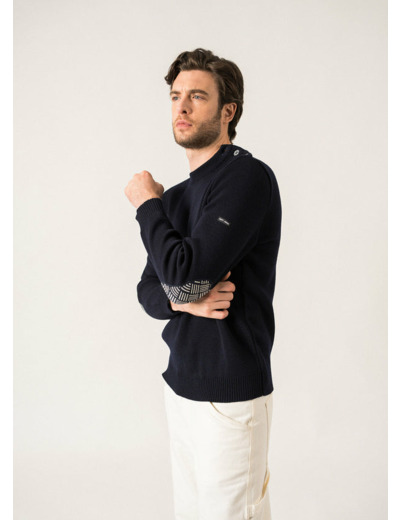 Pull marin Cancale Equipage à coudières