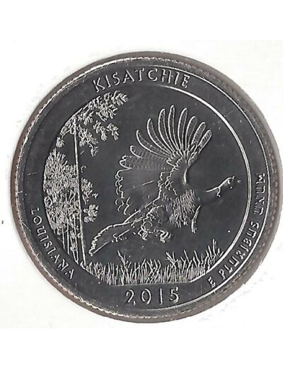 AMERIQUE (U.S.A) 1/4 DOLLAR KISATCHIE 2015 S SUP