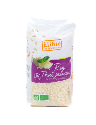 Riz Thaï Semi-Complet au Jasmin Bio 1kg