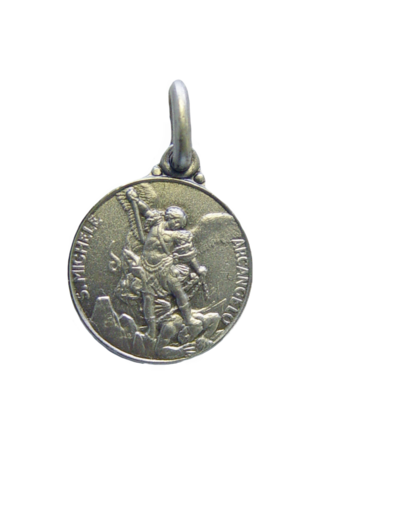Médaille 14mm en Argent 925 - ST MICHEL
