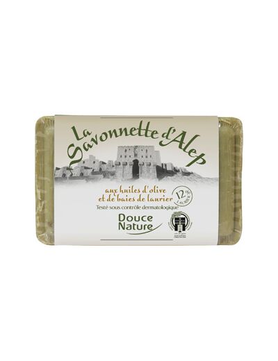 Savonnette d'Alep 12% d'huile de baies de Laurier 100g