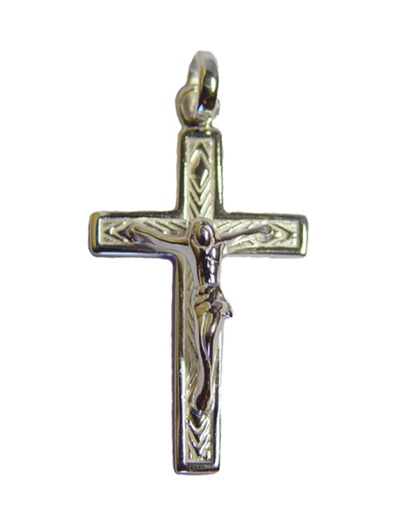 Croix en Argent 925 25mm - CHRIST