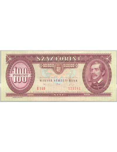 HONGRIE 100 FORINT 15-01-1992 SERIE B159 SUP