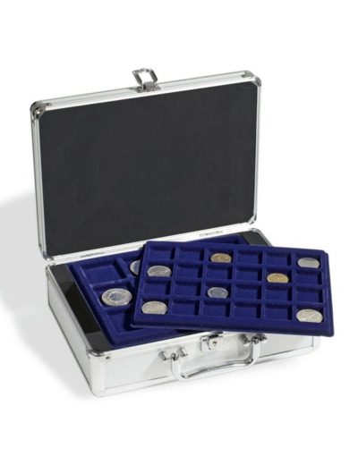 Valisette CARGO S6 pour 112 pièces de monnaie 6 plateaux inclus 306206