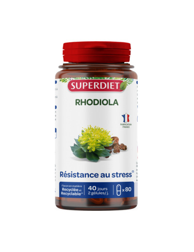 Rhodiola rosea bio 80 gélules