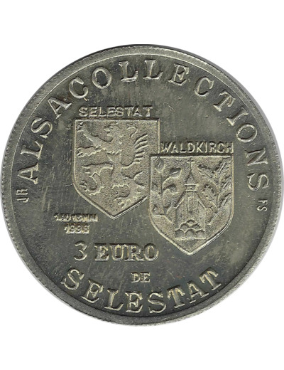 EURO TEMPORAIRE 3 EURO DE SELESTAT 1996 UNC