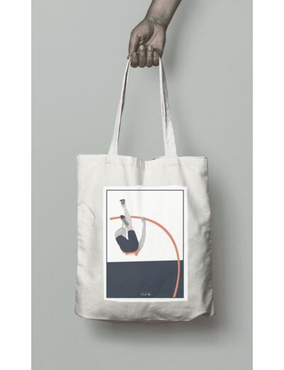 Tote bag ou sac athlétisme "Saut Perche"