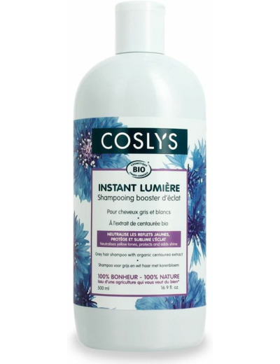 SHAMPOOING ANTI JAUNISSEMENT 500ML Coslys - Instant lumiere