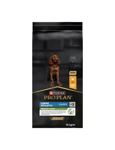 PRO PLAN Large Puppy Athletic, Poulet - 12KG