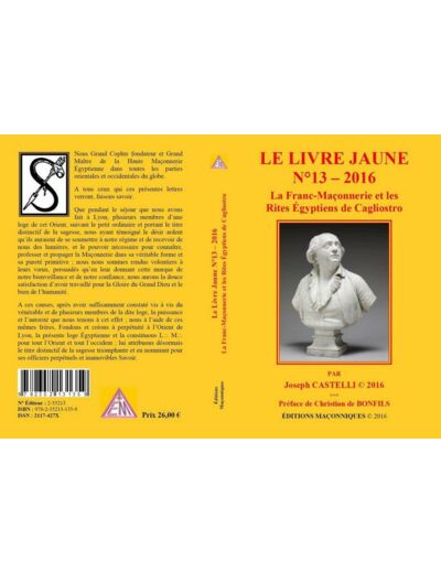 Le Livre Jaune N°13 - 2016