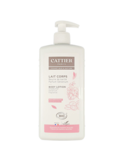 Lait Corps Beurre de Karité Parfum Géranium