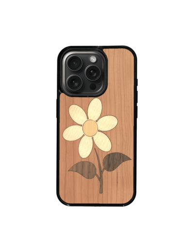 Coque iPhone 16 Pro - La marguerite