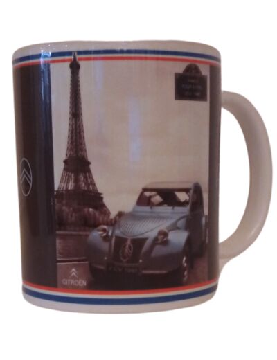 Mug CITROEN, 2CV et Paris - Tasse en céramique, 330 ml - Les Collections Rétro