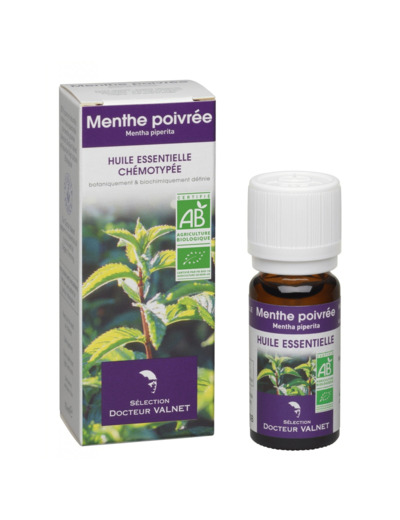 Menthe poivrée-Huile essentielle-Bio-10 ml-Dr.Valnet