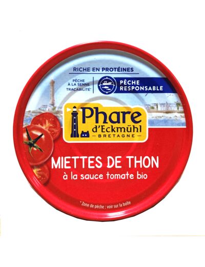 Miettes de Thon à la Sauce Tomate 160g