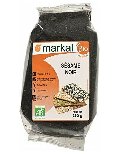 Sesame noir Bolivie 250g MARKAL