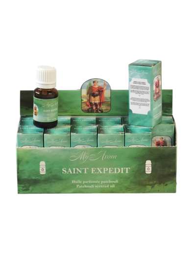 Flacon d'Huile Parfumée 10ml Saint Expédit/Patchouli