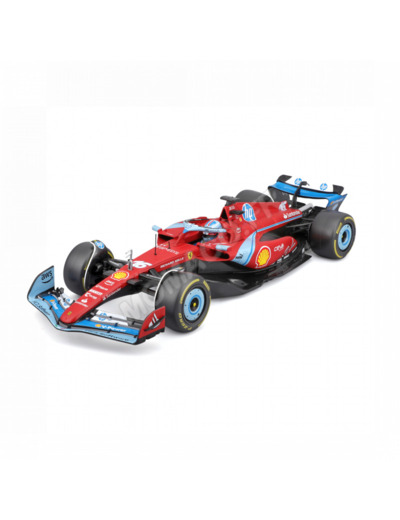 Ferrari SF24 F1 Miami 2024#Leclerc avec Casque C.Leclerc - 1/18 - BBurago