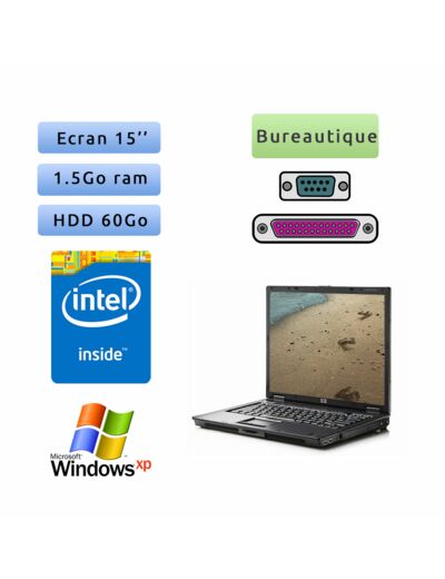Hp Compaq Nc6320 - Windows XP - T5500 1.5GB 60GB - 15  - Ordinateur Portable PC