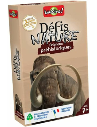 DEFIS NATURE - ANIMAUX PREHISTORIQUES
