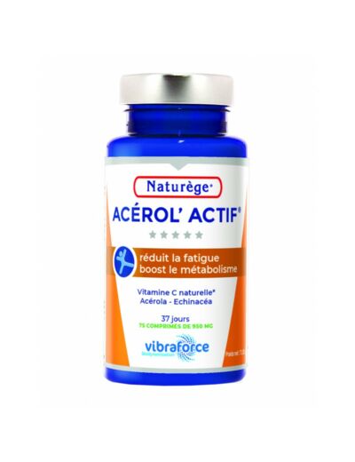 Acérol'Actif 950mg-75 comprimés-Naturège