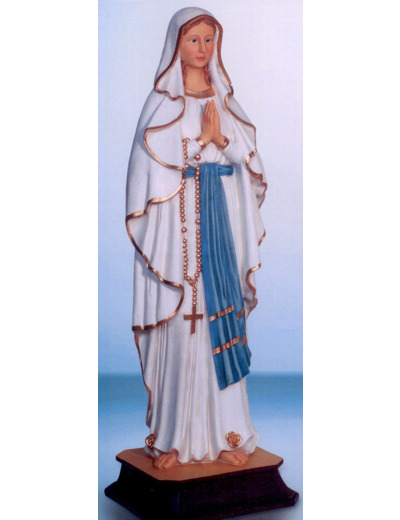 Statue résine 20cm polychrome- ND DE LOURDES