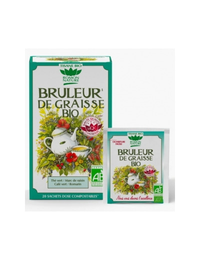 Tisane Bruleur de graisses Bio 20 sachets