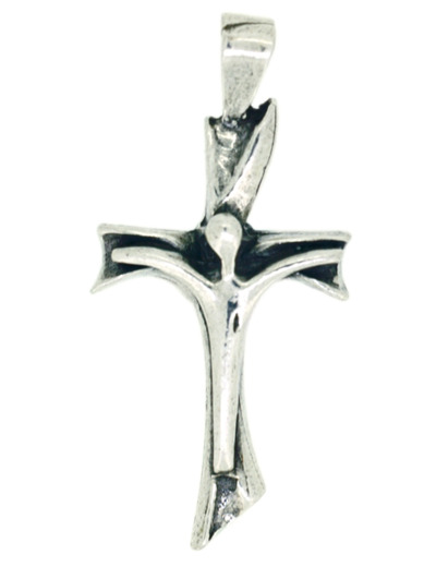 Croix Byzantine en Argent 925 avec Christ