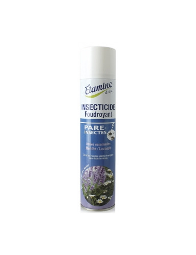 Pare Insectes Insecticide foudroyant menthe lavande 400ml