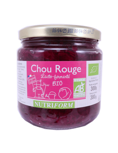 Chou Rouge Lacto-Fermenté Bio 380g