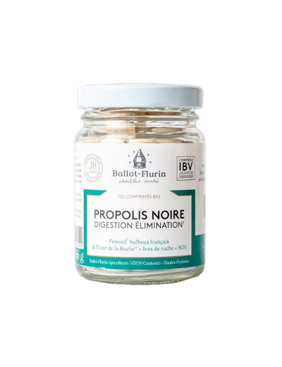 Propolis Digestion Elimination Propolis noire 120 comprimés