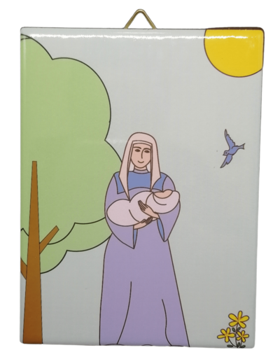 Saint Patron 11 Céramique 12x16cm, à suspendre