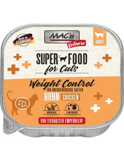 MAC'S Vetcare Weight Control Poulet pour chat - 100 g