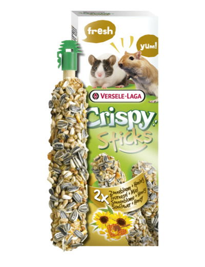 Crispy Sticks tournesol + miel souris & gerbille - 2x55g