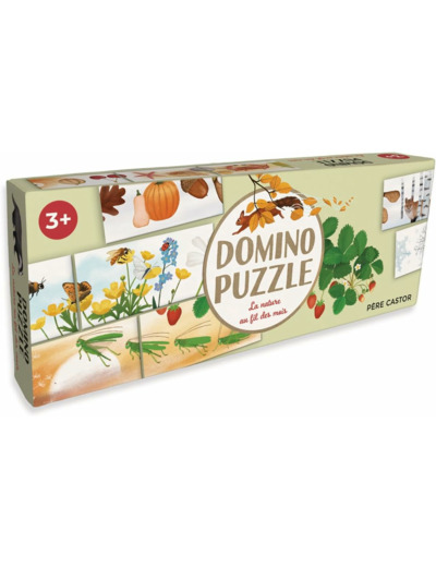 DOMINO PUZZLE - LA NATURE AU FIL DES MOIS