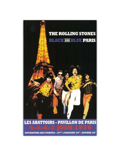 Affiche The Rolling Stones à Paris