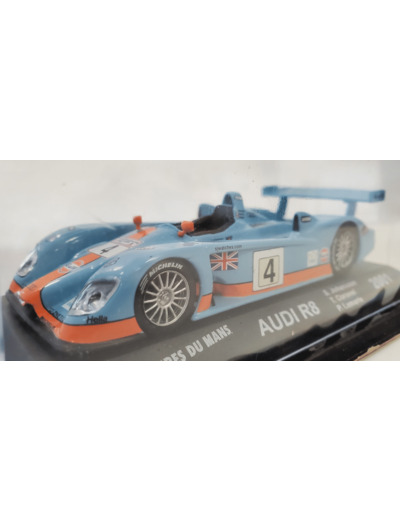 AUDI R8 24H DU MANS 2001 1/43 BOITE D'ORIGINE (N2)