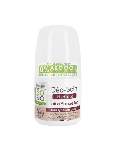 Déo Soin Déodorant douceur lait d'ânesse peaux normales à sensibles 50ml