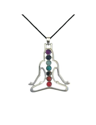 Pendentif Yoga 7 Chakras