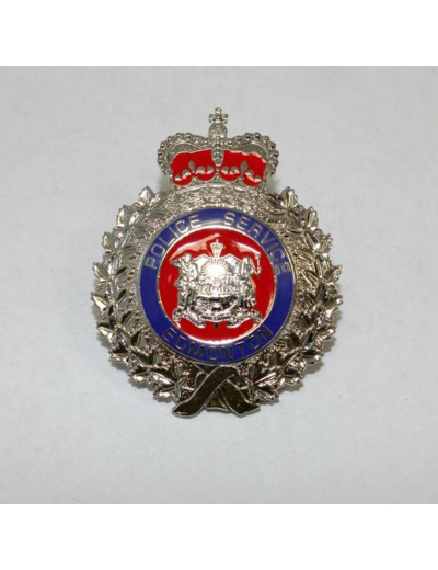 Plaque de casquette police Edmonton
