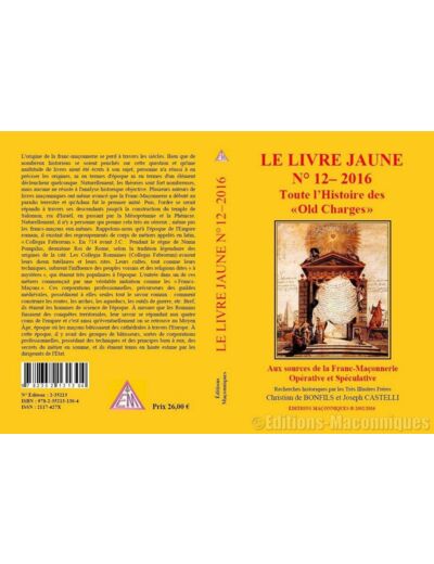 Le Livre Jaune N°12 - 2016